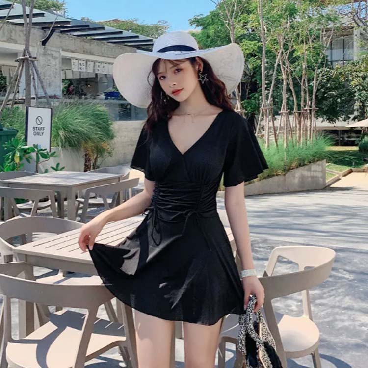 水着 体型カバー レディース タンキニ 体型カバー水着 30代 40代 20代 ママ水着 ぽっちゃり オトナ女子 大きいサイズ 露出控えめ ミセス バックフリル ショートパンツ セクシー 大人 お洒落 黒 M L 2L 3L 4L 女性