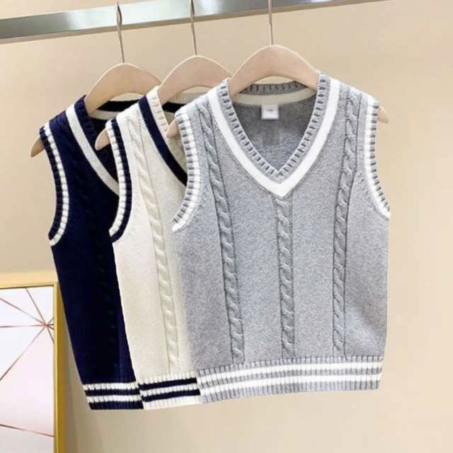 全9サイズ・送料無料! ニットベスト ベスト スクールベスト キッズ 制服 男の子 女...