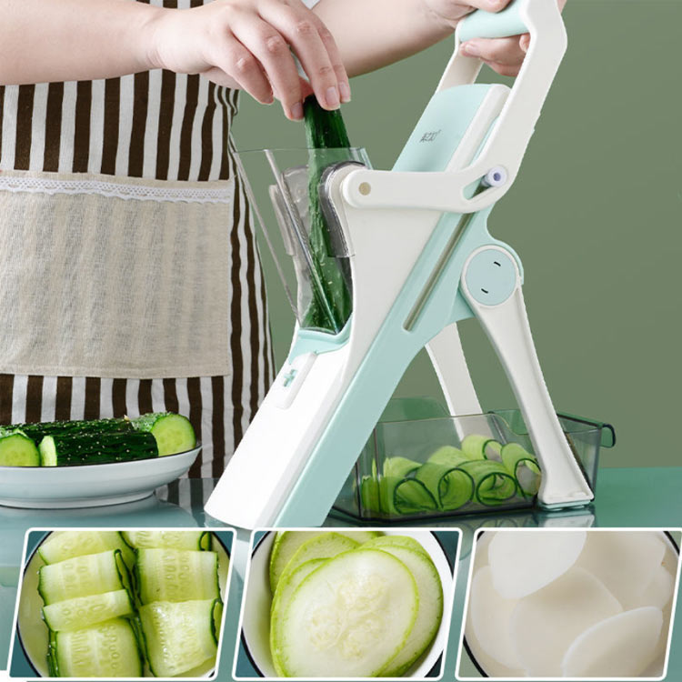 スライサー 野菜調理器セット 1台5役多機能 おろし野菜肉切り器 千切り 水切りラック 野菜カッター 水切りボウル みじん切り 多機能 マルチ スライス 細千切り スライサー 細切り 水切り おろし 薄切り 果物 gigawave-10010571 GIGAWAVE サンプル画像3
