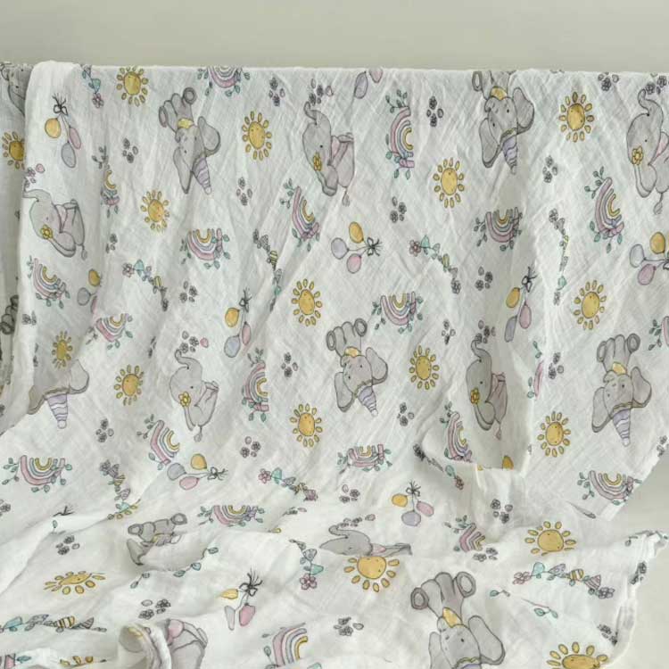 ガーゼケット ベビーブランケット 赤ちゃん 110×110cm バスタオル 竹繊維 掛け布団 ベビーブランケット ダブルガーゼ 夏用 涼感 新生児用 出産祝い 2重ガーゼ 柔らかい 肌にやさしい 敏感肌対応 かわいい gigawave-10017155 GIGAWAVE サンプル画像3