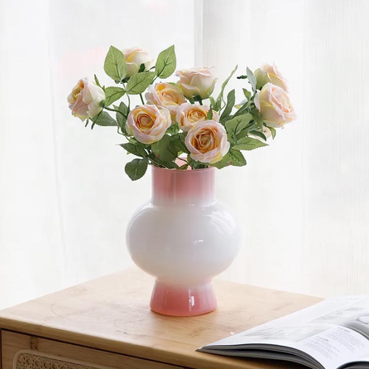 シンプル ガラス 小さい ミニサイズ 瓶 花びん 花びん フラワーベース 一輪挿し 可愛い インテリア 北欧 透明 小 花器 かわいい おしゃれ ドライフラワー リビング かわいい 新生活 花瓶 寝室 玄関 書斎 窓辺 食卓 小さめ [3]