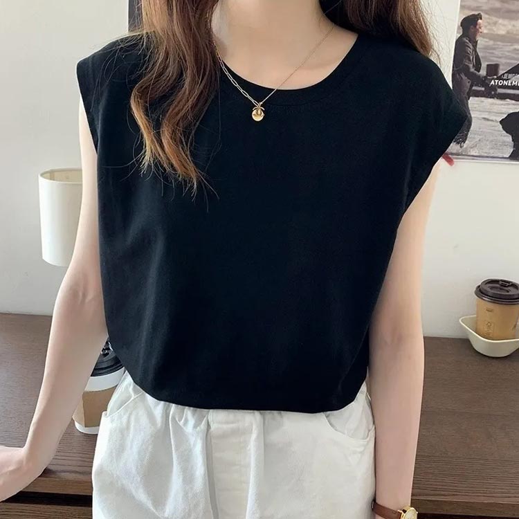 おしゃれ フレンチスリーブ トップス Tシャツ 半袖 カジュアル レディース ニュアンスネック 上品 トレンド ニュアンス 韓国 きれいめ 大人 フレンチスリーブTシャツ gigawave-10016090 GIGAWAVE サンプル画像2