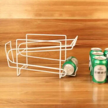 収納 冷蔵庫収納 缶動ラック 10缶収納 キッチンラック 省スペース 収納ラック 缶収納 飲料収納 食品 台所 ビール スペース活用 可動式 キッチン収納 キッチン用品 収納グッズ 収納上手 シンプル おしゃれ
