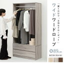 ワードローブ RKK-1622 クローゼット ハンガーラック 洋服掛け 洋服収納 タンス シンプル 可動棚 ハンガーポール 高さ調節 高さ調整 一人暮らし 子ども部屋