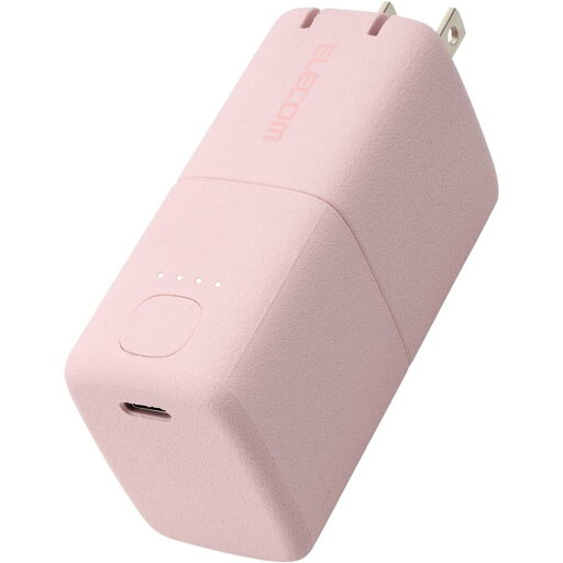エレコム モバイルバッテリー 5000mAh AC時30W 20W コンセント一体型 Type-C 1ポート おまかせ充電 まとめて充電 PSE技術基準適合 ピンク DE-AC09-5000PN エレコム モバイルバッテリー 5000mAh AC時30W 20W コンセント一体型 Type-C 1ポート おまかせ充電 まとめて充電 PSE技術基準適合 ピンク DE-AC09-5000PN