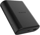エレコム モバイルバッテリー 9000mAh 45W ナトリウムイオン電池 USB PD対応 2ポート Type-C USB-A PPS対応 ブラック DE-C55L-9000BK