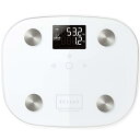 エレコム(ELECOM) 体重計 体組成計 バックライト付き 体重 BMI 体脂肪率 基礎代謝 目標体重設定機能付き 100g単位測定 エクリア ホワイト HC...