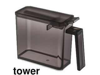 yamazaki　tower YAMAZAKI 山崎実業 tower タワー 調味料ストッカー S ブラック (2868) tower-k