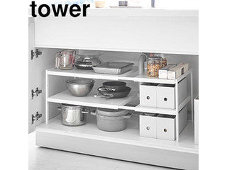 yamazaki tower YAMAZAKI ¶ ̥󥯲å 2  D30 ۥ磻 tower tower-k