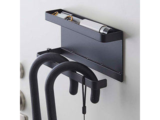 YAMAZAKI 山崎実業 トレー付きマグネット アンブレラホルダー スマート ブラック