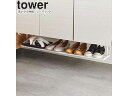 yamazaki tower YAMAZAKI 山崎実業 浮かせる伸縮シューズラック タワー ホワイト tower-e
