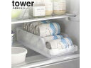 yamazaki tower YAMAZAKI 山崎実業 冷蔵庫中缶ストッカー タワー ホワイト tower-k