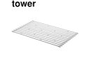 yamazaki tower YAMAZAKI 山崎実業 tower タワー 折り畳み水切りラック S ホワイト (7837) tower-k