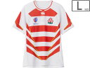 canterbury カンタベリー 【メンズ】ジャパン RWC2023 レプリカ ホームジャージー 【Lサイズ】 RG33980WC 2023ラグビーワールドカ...