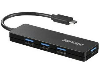 BUFFALO/obt@[ USB3.1(Gen1) TypeC 4|[g oXp[nu ubN BSH4U120C1BK