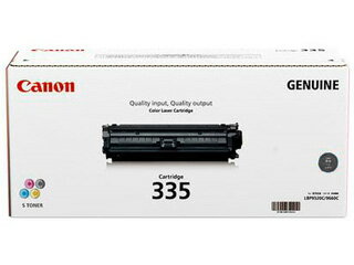 CANON/キヤノン 【純正】トナーカートリッジ 335BK CRG-335BLK 8673B001 ブラック 単品購入のみ可（取引先倉庫からの出荷のため） クレジットカード決済 代金引換決済のみ