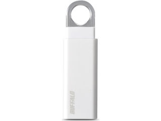 BUFFALO バッファロー オートリターン機構搭載ノックスライド式 USB3.1（Gen1） USBメモリー 16GB ホワイト RUF3-KS16GA-WH
