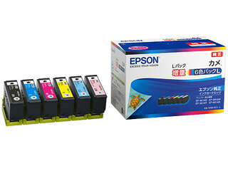 EPSON エプソン 【純正】カラリオプリンター用 インクカートリッジ/カメ（増量6色パック） KAM-6CL-L