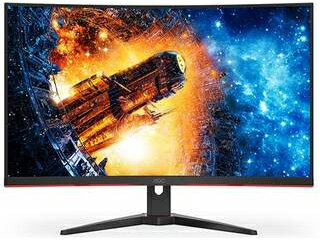 AOC フルHD対応31.5型ワイドゲーミング液晶ディスプレイ 曲面 240Hz DP HDMI C32G2ZE/11 単品購入のみ可（同一商品であれば複数購入可） クレジットカード決済 代金引換決済のみ