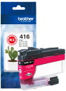 brother ブラザー 【純正】DCP-J4140N、MFC-J4440N、MFC-J4540N、MFC-J4940DN用インクカートリッジ マゼンタ LC416M(2)