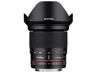 ※メーカー在庫僅少の為、納期にお時間がかかる場合があります。 SAMYANG サムヤン 20mm F1.8 ED AS UMC ソニーE用 ※受注生産のため、キャンセル不可 【受注後、納期約2～3ヶ月かかります】