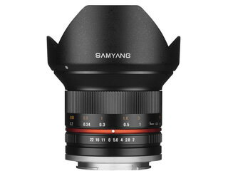 ※メーカー在庫僅少の為、納期にお時間がかかる場合があります。 SAMYANG サムヤン 12mm F2.0 NCS CS(ブラック)　ソニーEマウント 超広角マニュアルレンズ Sony E mount