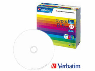 Verbatim バーベイタム 在庫限り データ用DVD-R DL 8.5GB 2-8倍速対応 5mmケース 10枚 DHR85HP10V1