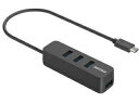 BUFFALO バッファロー USB-C 3.2Gen1バスパワー上挿しハブ 磁石付 ブラック BSH4U320C1BK(2)
