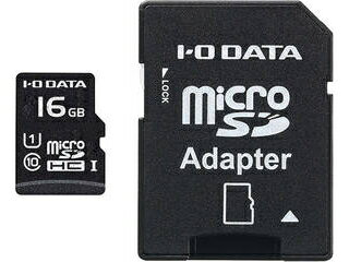 IEO DATA ACEI[Ef[^ UHS Xs[hNX1ΉmicroSDHCJ[h 16GB SDJ[hϊA_v^t MSDU1-16GR