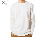 ラコステ LACOSTE 【メンズ】クラシックフィット ロングスリーブTシャツ 【ホワイト】【Sサイズ】 TH701999