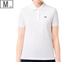 【在庫限り】 LACOSTE ラコステ 【レディース】 コットン100% ピケポロシャツ 半袖 【36/Mサイズ】 【BLANC】 PF7839M-001