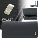 Dunhill ダンヒル メンズ 長財布 Plain ブラック 合皮