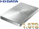 I・O DATA アイ・オー・データ USB3.1（Gen1） Type-C対応ポータブルハードディスク カクうす 1TB HDPX-UTC1S シルバー