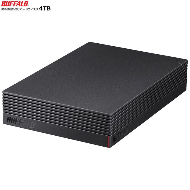 外付けHDD 4TB バッファロー USB接続 PC用 テレビ録画用 HD-NRLD4.0U3-BA 単品購入のみ可（同一商品であれば複数購入可）クレジットカード決済 代金引換決済のみ