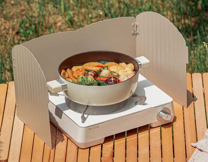 Dr.HOWS ドクターハウス COU10400001　トゥインクルウィンドガード 45cm幅（ベージュ）