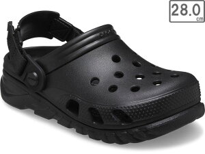 クロックス crocs 【ユニセックス】デュエット マックス 2.0 クロッグ【28.0cm】【ブラック】208776-001