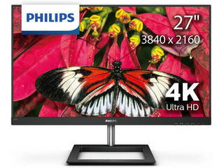 PHILIPS フィリップス IPSパネル採用 4K対応27型ワイド液晶ディスプレイ 5年間フル保証 278E1A/11 単品購入のみ可（同一商品であれば複数購入可） クレジットカード決済 代金引換決済のみ