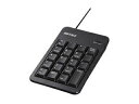 BUFFALO バッファロー 有線テンキーボード Tabキー USBハブ付き ブラック BSTKH100BKZ(2)
