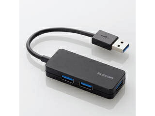 ELECOM GR USB HUB3.0/P[uŒ/oXp[/3P/ubN U3H-K315BBK