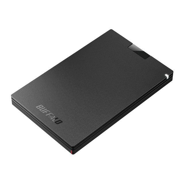 BUFFALO obt@[ USB3.2(Gen1)Ή|[^uSSD TypeA 250GB SSD-PG250U3-BC ubN