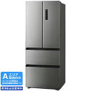 IRIS OHYAMA アイリスオーヤマ 【Aエリア限定配送】【標準配送設置無料】IRSN-40A-S 冷凍冷蔵庫【フレンチドア 401L】シルバー 【配送時間...