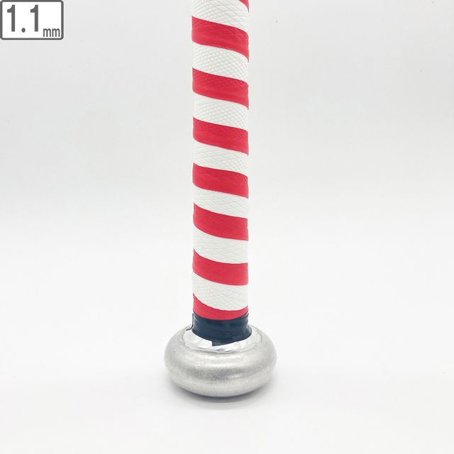 SSK エスエスケイ イオミックグリップテープ 【1.1mm】【レッド×ホワイト】 SBA3002F