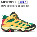 メレル MERRELL 【メンズ】モアブ 3 シンセティック ミッド ゴアテックス 【イエロー】 M500251