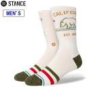 STANCE スタンス 【メンズ】カリフォルニア リパブリック2 【オフホワイト】【L/25.5-29.0cm】 A556D21CAL CALIFORNIA R...