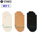 STANCE スタンス 【メンズ】アイコン ロー タブ 3パック 【L/25.5-29.0cm】 A256D24ILT ICON LOW TAB 3 PACK