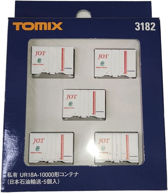 TOMIX トミックス 3182　私有 UR18A-10000形コンテナ(日本石油輸送・5個入)
