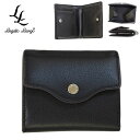 Legato Largo レガートラルゴ 【レディース】うすいサイフフラップ 2つ折り財布【ブラック】LJ-F3442