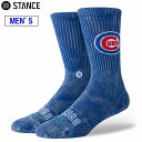 STANCE スタンス 【メンズ】フェード シカゴ カブス 【ブルー】【L/25.5-29.0cm】A556A24FCH FADE CHI MLBソックス