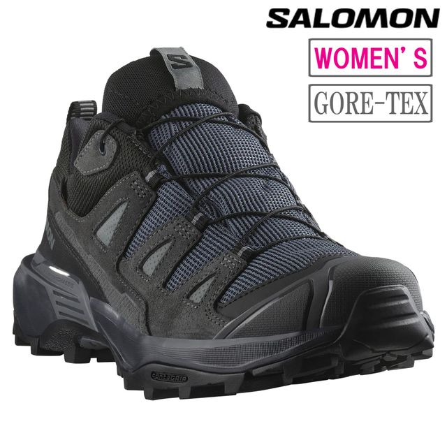 サロモン SALOMON 【レディース】Xウルトラ 360 レザー ゴアテックス【タービュランス/ブラック/セドナセージ】 L47571600 X ULTRA 360 LTR GTX W Turbulence / Black / SEDONA