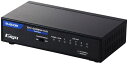 ELECOM エレコム Giga対応スイッチングHub/5ポート/金属筐体/磁石付き/電源内蔵モデル/ブラック EHC-G05MN4-HJB(2)